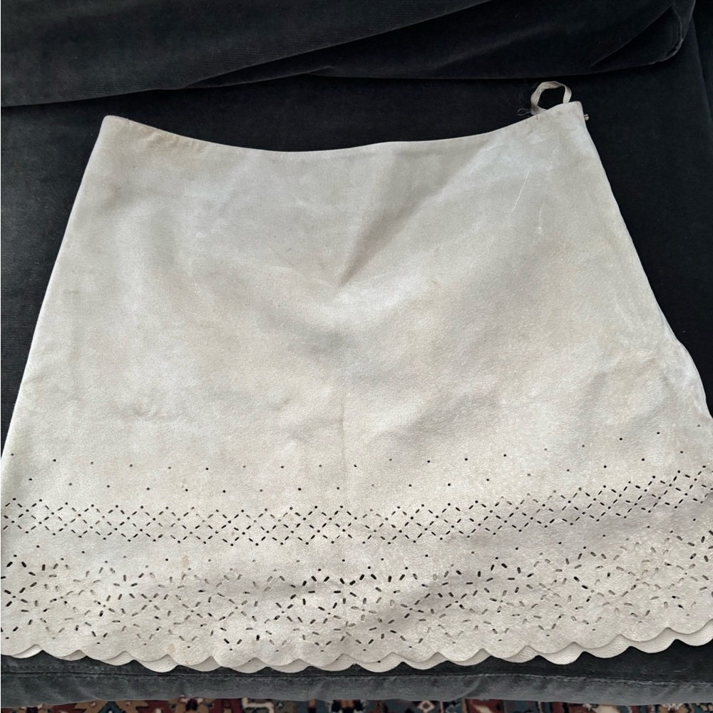 Suede skirt perfect